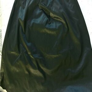 Vintage Half Slip Size M Black Tricot Nylon By Vanity Fair